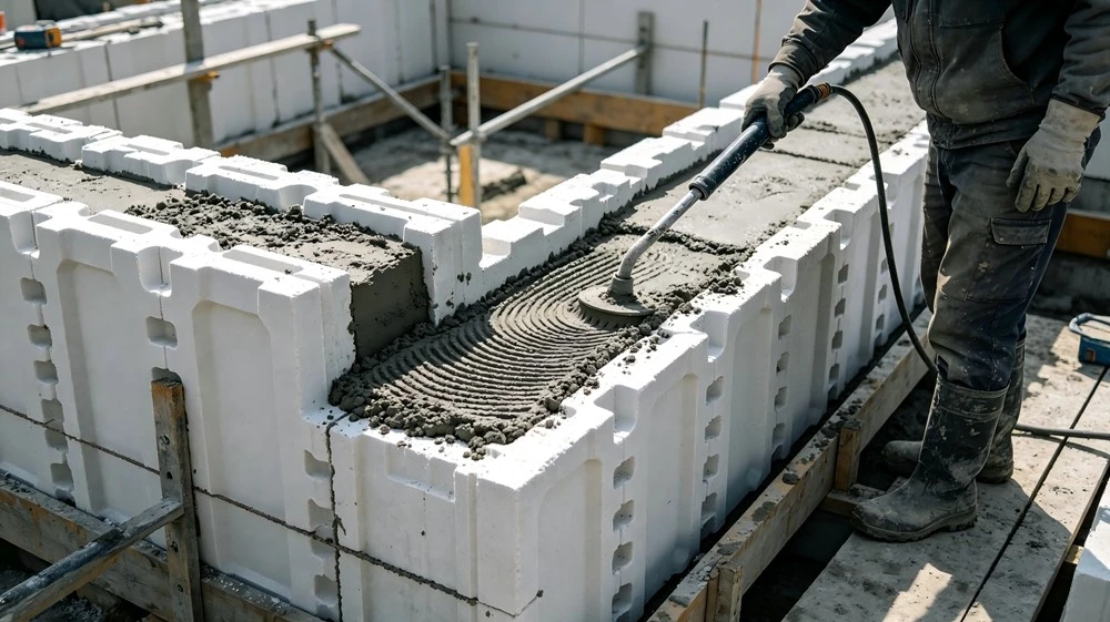 polystyrene concrete formwork